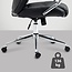 Bürostuhl Salford Echtleder – ergonomischer Drehstuhl mit Wippfunktion