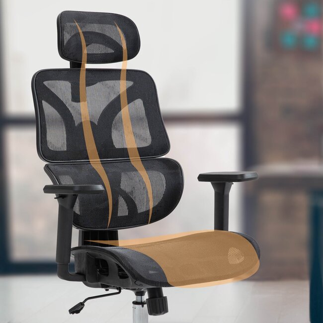 Bürostuhl Deshler schwarz