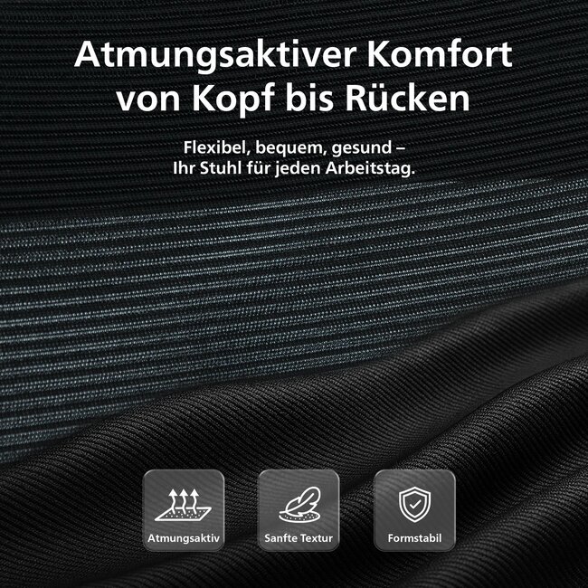 Bürostuhl Liberton schwarz