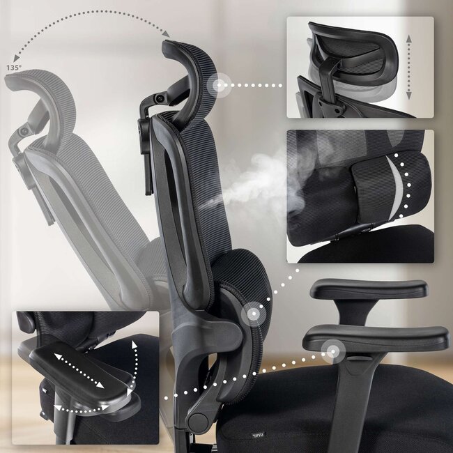 Bürostuhl Altamont schwarz