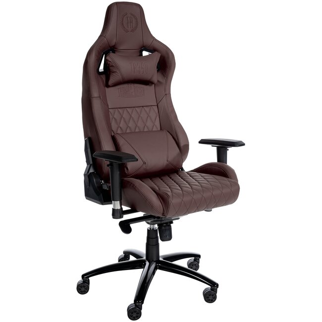 Bürostuhl Keren Echtleder Schwarz, Grau, Creme, Rot oder Braun