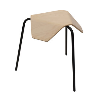 MyKolme Hocker TRIPLA 45 | Natural Birch or Schwarz