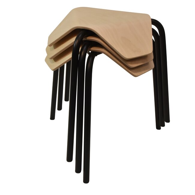 Hocker TRIPLA 45 | Natural Birch or Schwarz