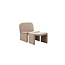 Sessel mit Hocker Bonn Braun