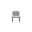 Sessel mit Hocker Bonn Braun