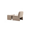 Sessel mit Hocker Bonn Braun