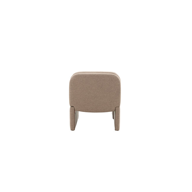 Sessel mit Hocker Bonn Braun