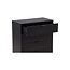 Stilvolle Schubladenschrank Piring Schwarz