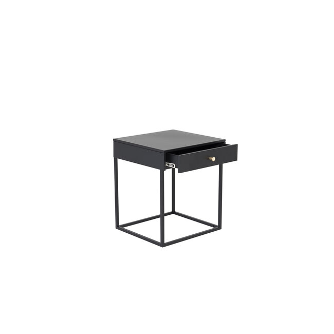 Nachttisch Bakal Schwarz