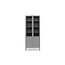 Vitrinenschrank Piring Grau