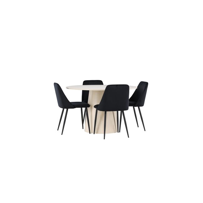 Essgruppe Lanzo Tisch und Night Stühle – Modern und Elegant