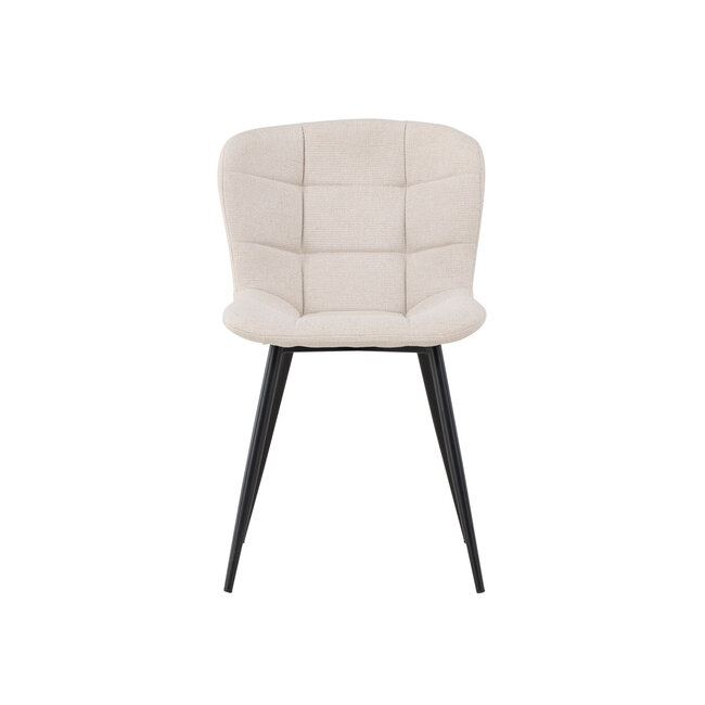 2er Set Esszimmerstuhl Lily Creme