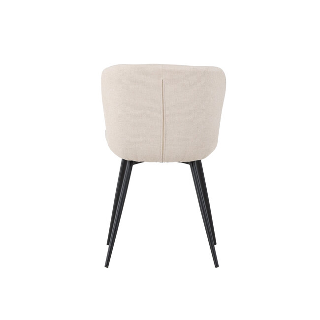 2er Set Esszimmerstuhl Lily Creme