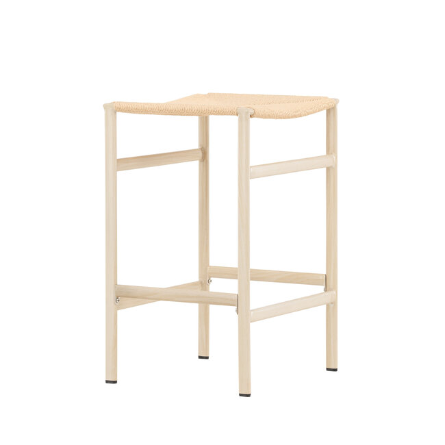 2er Set Barstuhl Polly - Barhocker Natürlich