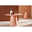Runder Esstisch Lanzo Ø120 cm – Modern in Peach, Green, Mocca, Braun & Whitewash