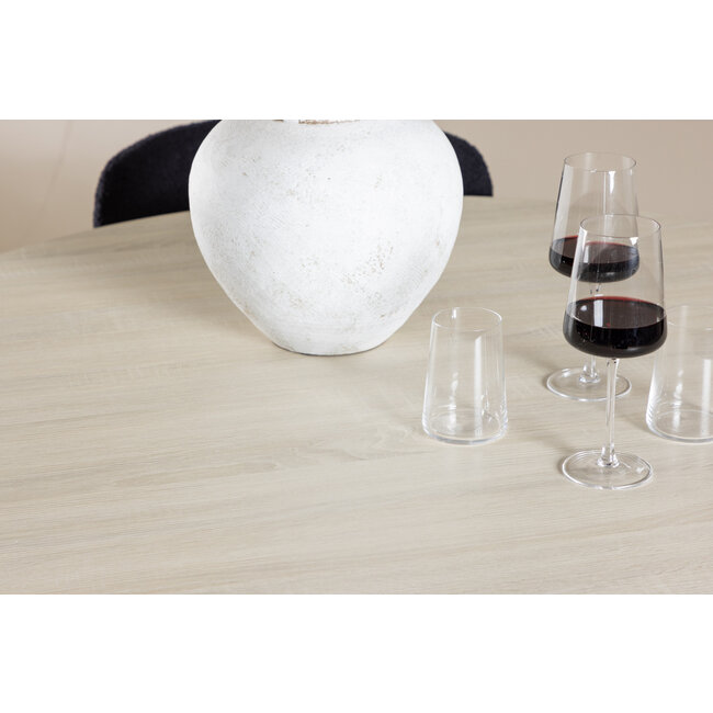 5-tlg. Essgruppe Lanzo Esstisch mit Modesto Esszimmerstuhl