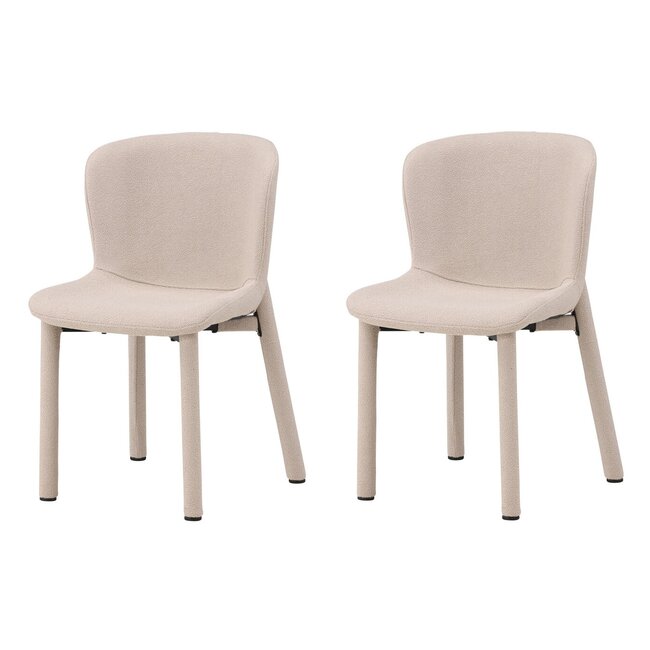 2er Set Esszimmerstuhl Astoria Beige