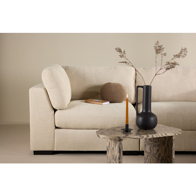 Ecksofa Beige Salerno