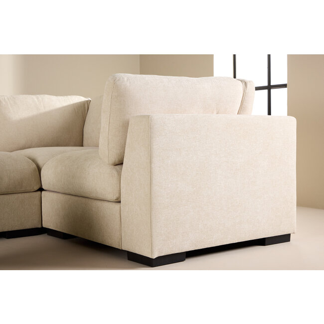 Ecksofa Beige Salerno