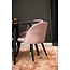 5-tlg. Esszimmer-Set Plaza mit Stühlen Velvet Pink