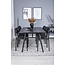 7-tlg. Esszimmer-Set Sleek mit Stühlen Polly