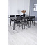 7-tlg. Esszimmer-Set Sleek mit Stühlen Polly