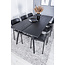 7-tlg. Esszimmer-Set Sleek mit Stühlen Polly