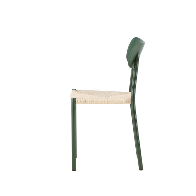 2er Set Esszimmerstuhl Polly Grün