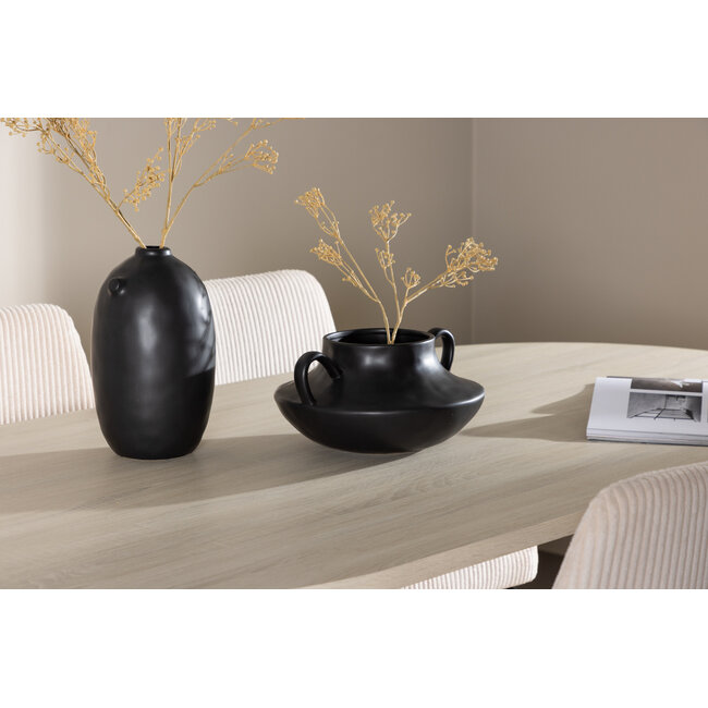 5-tlg. Andy Esstisch mit Leone Esszimmerstuhl