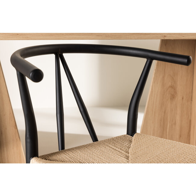 5-tlg. Andy Esstisch mit Alfons Esszimmerstuhl