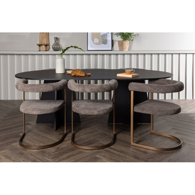 7-tlg. Esszimmer-Set Bootcut mit Stühlen Morning