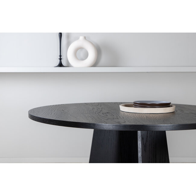 5-tlg. Esszimmer-Set Bootcut mit Stühlen Night