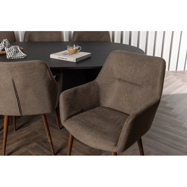 7-tlg. Esszimmer-Set Bootcut mit Stühlen Tomorrow