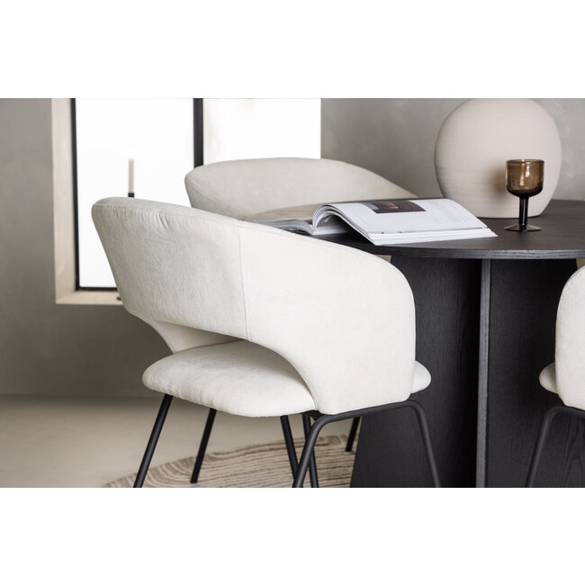 5-tlg.Esszimmer-Set Bootcut mit Stühlen Day