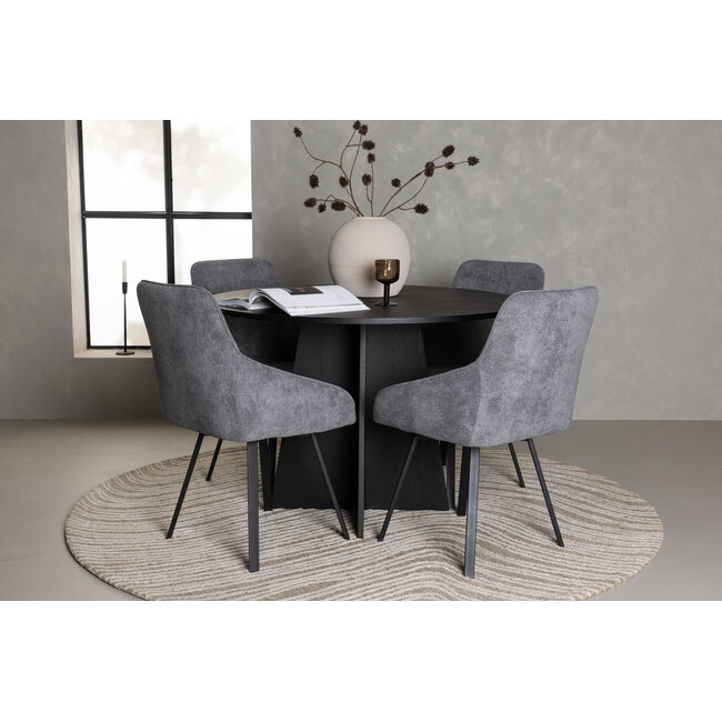 5-teiliges Esszimmer-Set Bootcut mit Stühlen Rosie