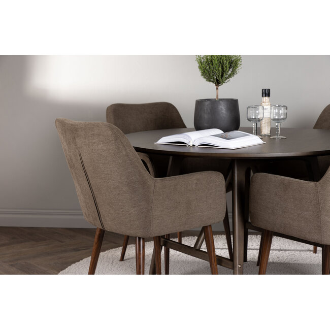 5-tlg. Esszimmer-Set Kaseindon mit Stühlen Tomorrow