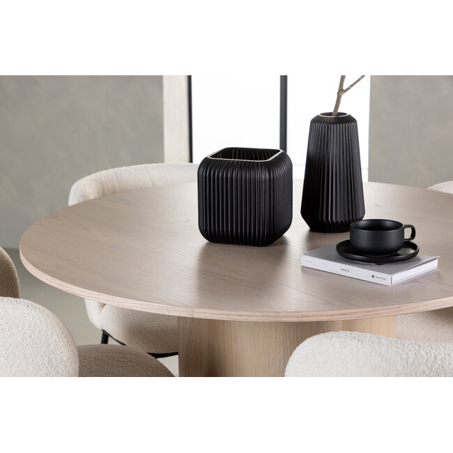 5-tlg. Esszimmer-Set Olivia mit Stühlen Edina