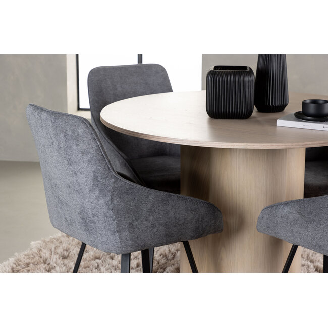 5-tlg. Esszimmer-Set Olivia mit Stühlen Rosie