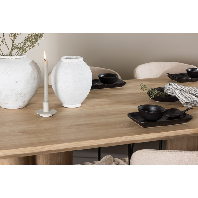 7-tlg. Esstisch Olivia mit Modesto Esszimmerstuhl