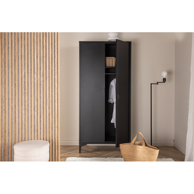 Kleiderschrank Piring  schwarz