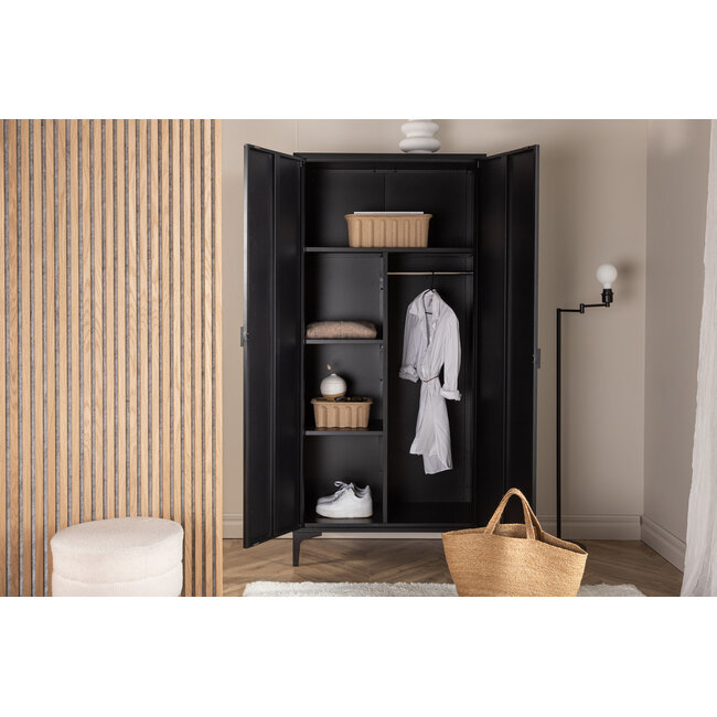 Kleiderschrank Piring  schwarz