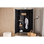 Kleiderschrank schwarz