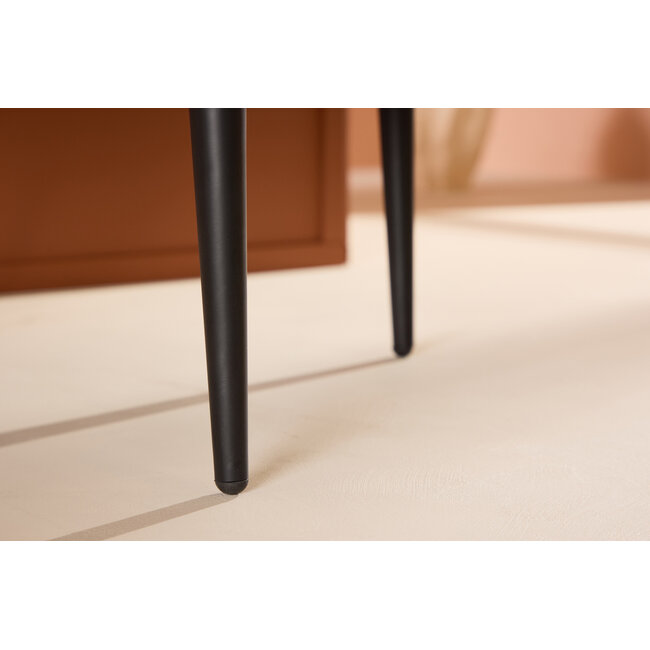 Eleganter Samtsessel Fluffy Gelb