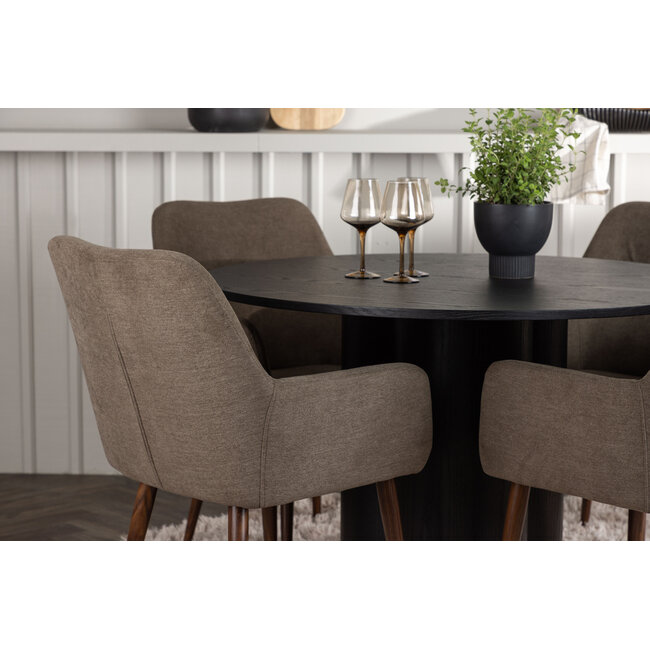 5-tlg. Esszimmer-Set Olivia mit Stühlen Tomorrow