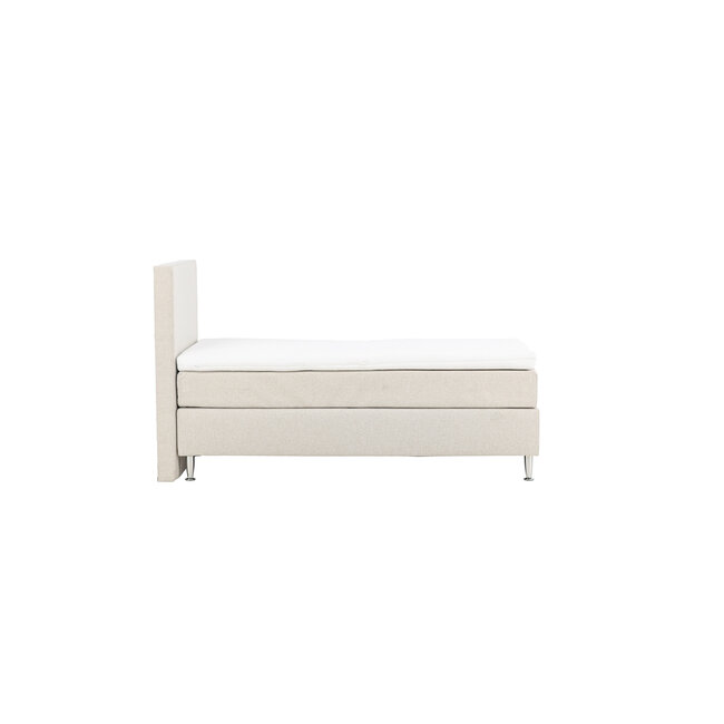 Boxspringbett Toledo Grau oder Beige 90 cm