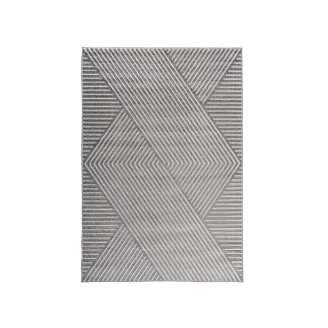 Teppich Aron – Abstraktes Design und Moderner Komfort in Grau