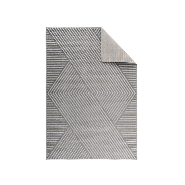 Teppich Aron – Abstraktes Design & Moderner Komfort in Grau