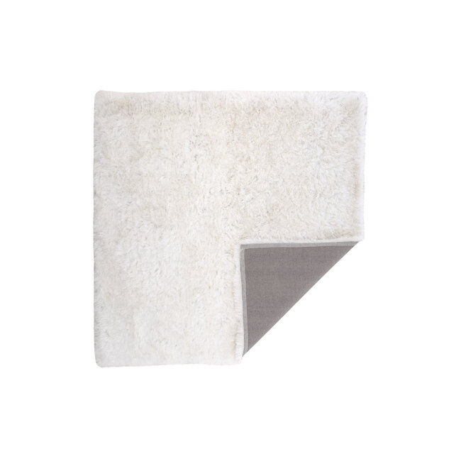 Quadratischer Teppich Grace – Flauschiger Hochflor-Luxus