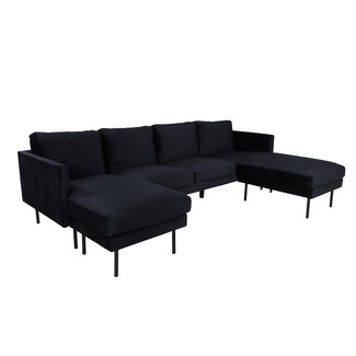 Venture Home Ecksofa Zoom Schwarz, Grau, Beige