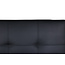 Schlafsofas Bodil Schwarz Kunstleder